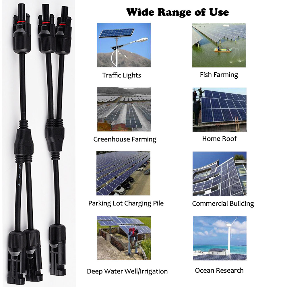 Y3 2 to 1 Solar T Branch Connector – BAYM ELECTRIC Focus On Solar Products  –