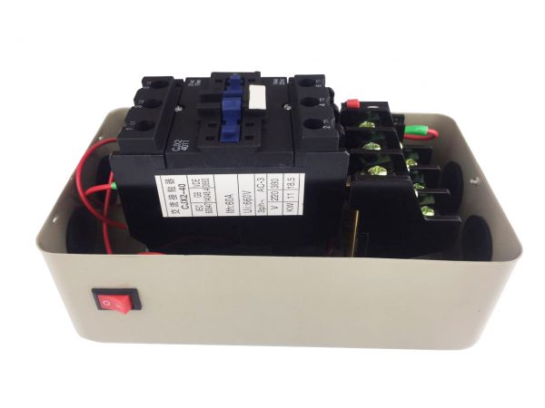 BAYM Magnetic Electric Motor Starter 11KW Control 220-240V 50/60Hz Single Phase Thermal Realy JR36-63 20-32A Contactor 40A CJX2 4011 QCX5-40