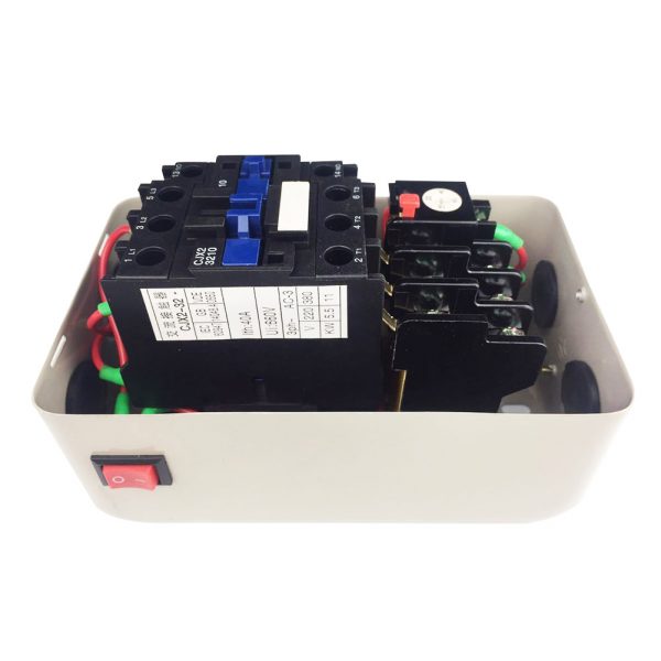 BAYM Magnetic Electric Motor Starter 7.5KW Control 220-230V 50/60Hz Single Phase Thermal Realy JR36-63 20-32A Contactor 32A CJX2 3201 QCX5-32