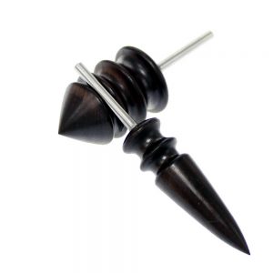 Pointed Tip Pointed Tip Narra Leather Burnishers Leather Slicker Tool Drill for Tools Black Pointed -1/8" (3mm) Shank 2pcs/Set by BAY